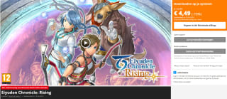 Nintendo Switch game "Eiyuden Chronicle: Rising" voor €4,49