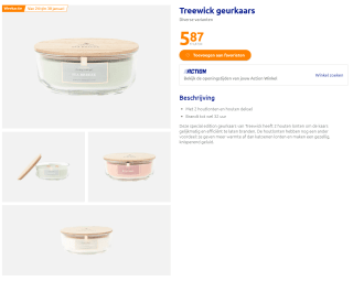 Treewick kaarsen voor €5,87 bij Action