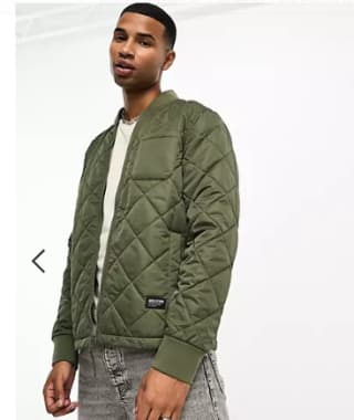 Chaqueta Hollister bomber verde oliva por solo 28.80€