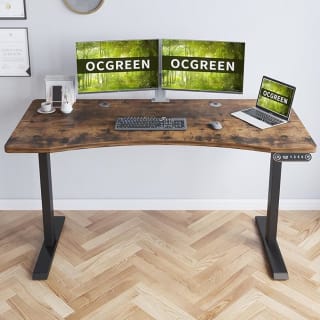 Escritorio con altura regulable eléctricamente, 150 x 72 cm por 129,99€