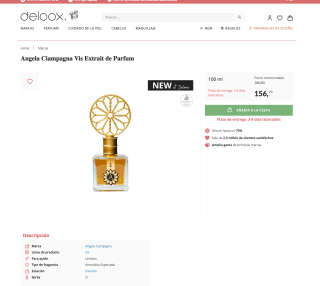 Angela Ciampagna Vis Extrait de Parfum por 156,99€