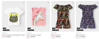 5 items in de sale tot 50% voor €50 bij NAME IT