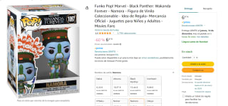 Figura Funko Pop! Marvel - Black Panther: Wakanda Forever - Nakia por 6,22€ y namora por 6,47€