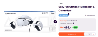 PlayStation VR2 met controllers voor €499 bij Ibood