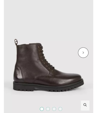 Men’s Mantaray Arlo Pebble Grain Leather Lace Up Boot for £25.50 at Debenhams