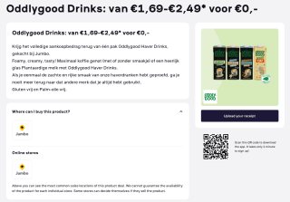 Gratis Oddlygood Have drink + Oddlygood Barista drink dmv cashback