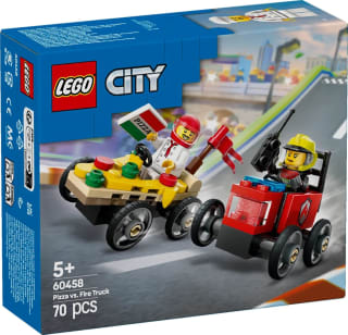 LEGO City Raceautopakket: pizzabestelwagen vs. brandweerauto voor €6,95 bij Amazon