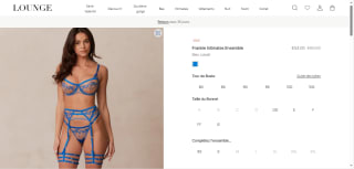 Ensemble Frankie bleu à 54€