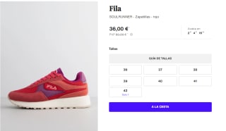 Zapatillas Casual para Mujer Fila SOULRUNNER por 36€