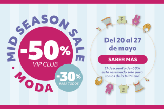 -50% para socios VIP y -30% para todos con Prenatal.