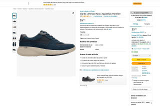 Zapatillas Clarks Lehman Race Hombre por solo 35,95€