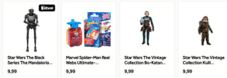 Verschillende Hasbro Star Wars Black Series en TVC figuren voor €9,99 bij Intertoys
