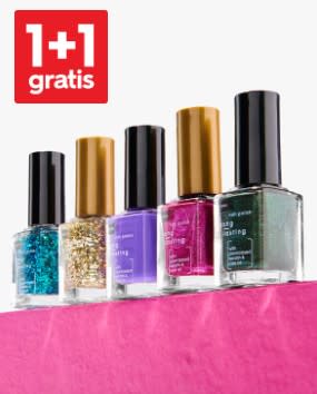 1+1 gratis op nagellak bij HEMA