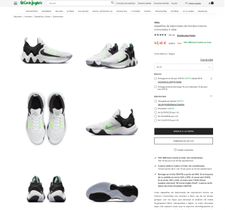 Zapatillas Nike de baloncesto Hombre Giannis Immortality 2 por 42,45€
