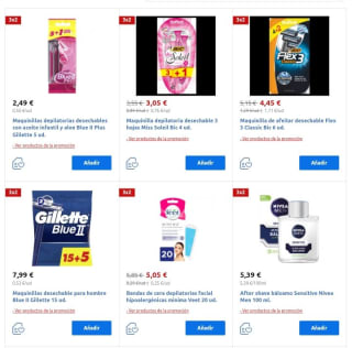 3×2 en artículos de Perfumería Carrefour.