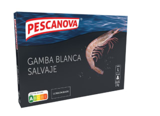 1kg Gamba blanca cruda 70/100 piezas por 11,99€ y la salvaje por 12,99€ el corte ingles
