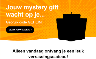 Gratis mystery gift bij je aankoop bij Frisland