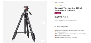 Tot 83% korting op camera's en accessoires in de Rollei winteruitverkoop