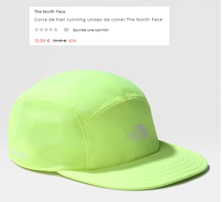 Gorra de trail running The North Face por 19.99€