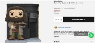 Funko Pop! Delux Harry Potter - Hagrid por $270 en El Palacio de Hierro