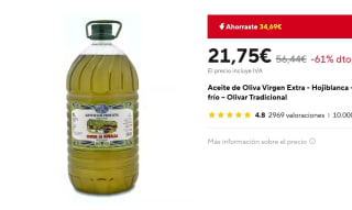 Aceite de Oliva Virgen Extra Hojiblanca - Garrafa 5 Litros por 21,75€