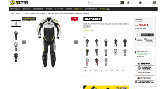Traje Spidi Track Wind Pro de cuero motocicleta por 306,43€