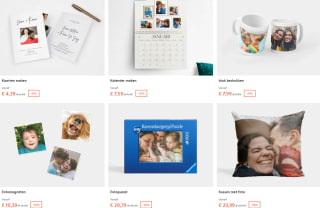 20% korting op veel fotoproducten bij Albelli