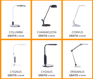 Gratis bureaulamp bij besteding vanaf €250 bij Beliani