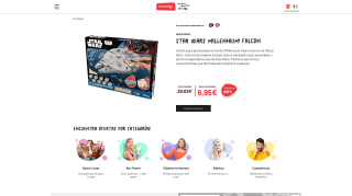 Wood Worx Star Wars Millennium Falcon por 6,95€