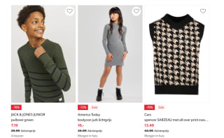 70% korting op merk kinderkleding van o.a. Noppies, Z8, Little Dutch, Name It en meer bij Wehkamp