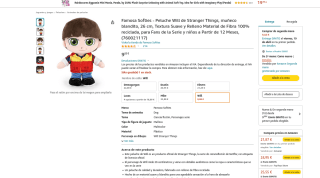 Peluche Will de Stranger Things 26 cm por 9,88€