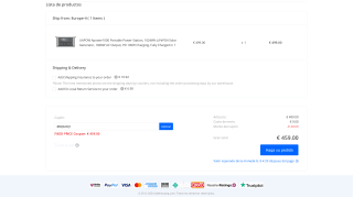 UAPOW Central eléctrica portátil por 459€