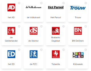 4 weken/ 6 weekenden of 8 weken digitaal de krant of kidsweek voor €4 bij Kiosk