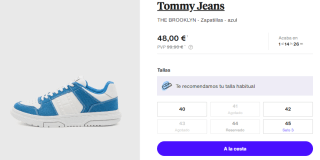 Zapatillas Casual para Hombre Tommy Jeans THE BROOKLYN por 48€