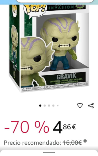 Figura FunkoPop! Marvel: Secret Invasion S1 - Gravik por 4,86€