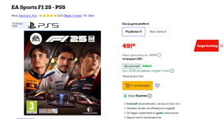 EA Sports F1 25 voor €49,99 bij Bol