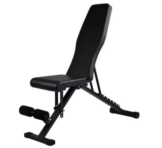 Banco T-LoVendo de Musculación Negro de Pesas Plegable Ajustable por 45,99€ (Nuevos usuarios por 35,99€)