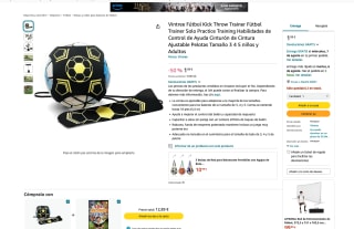 Fútbol Kick Throw Trainer por solo 1,99€