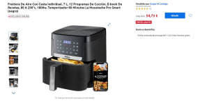 Freidora De Aire Con Cesta Individual, 7 L, por 54,73€