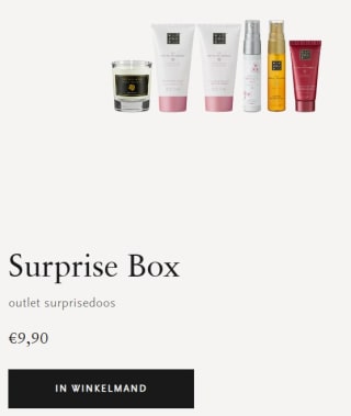 Suprise Box voor €9,90 bij Rituals