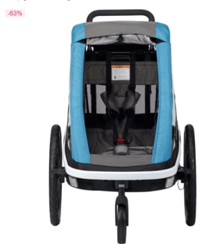 Hamax Avenida ONE fietskar Petrol Blauw voor €209,99 bij Pinkorblue