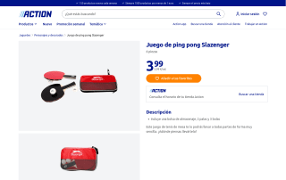 Slazenger juego de ping pong pack 6 piezas por 3,99€