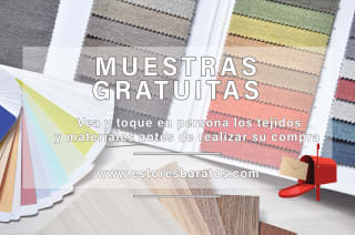 Muestras gratuitas de estores a domicilio