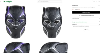 Casco electrónico Black Panther Marvel Legends a tan solo 65€