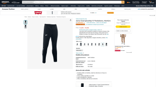 Joma Championship IV Pantalones Hombre por 12,49€