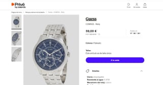 Reloj marca Guess CONRAD por 59€