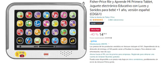 Fisher-Price Ríe y Aprende Mi primera tablet, juguete electrónico educativo con luces y sonidos para bebé por 14.99€