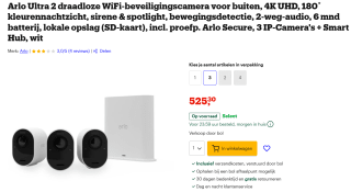 Arlo Ultra 2 Security System - Gateway + camera('s) voor €525,30 bij Bol