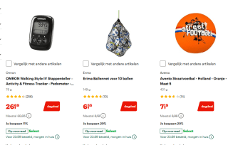 Tot 30% korting op sport artikelen bij Bol