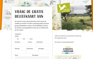 Gratis Beleefkaart voor inwoners provincie Utrecht van Utrechts Landschap